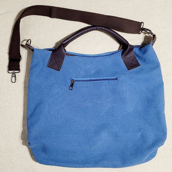 Classic Fashion Large Canvas Crossbody Shoulder Bag - Picture 5 of 11